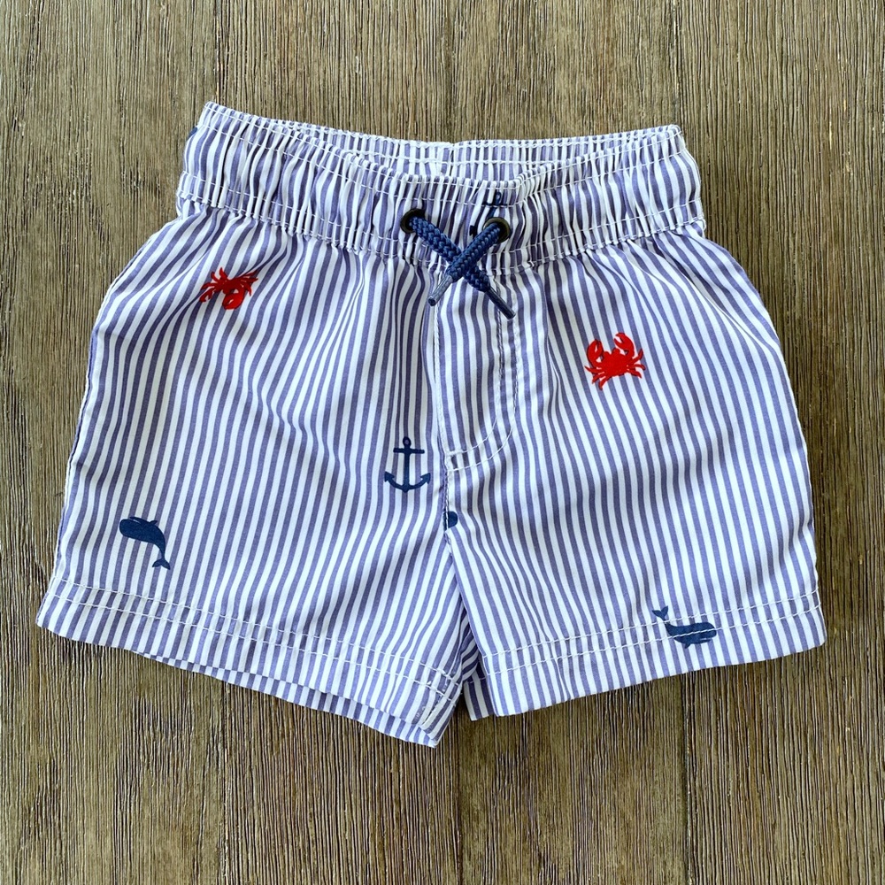 4/$20 Carter’s baby boy swim trunks swimsuit
